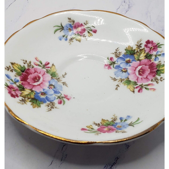 Hazel Sharon Fine Bone China Made In England Saucer Only Vintage - Picture 6 of 8
